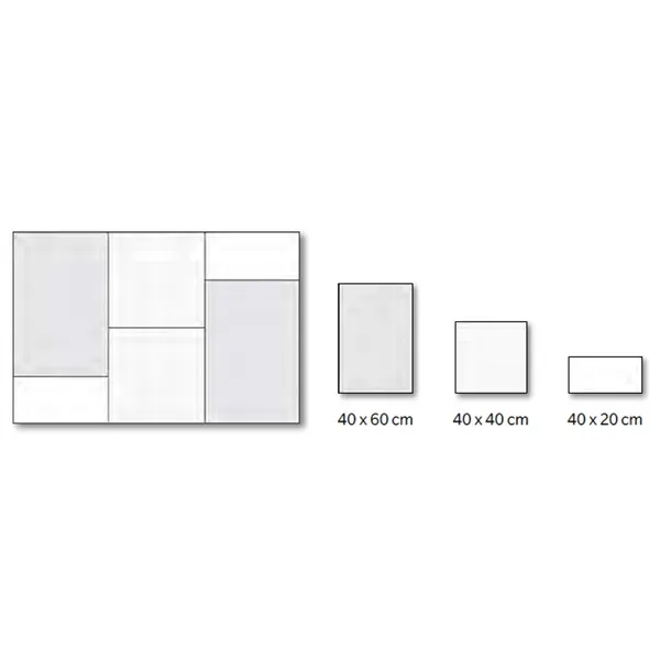 SEMMELROCK CITYTOP Grande kombi / dlažba s mikro zkosenou hranou, výška 6 cm - bíločerná