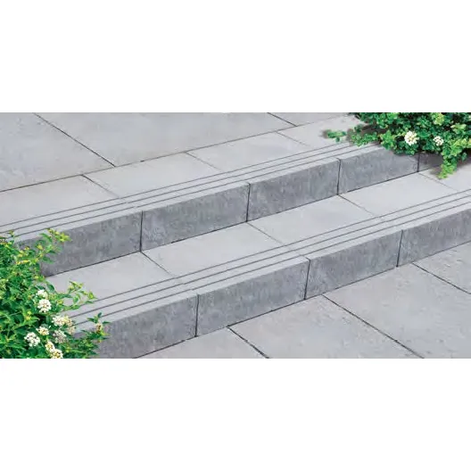 SEMMELROCK BRADSTONE LIAS / schod 45x35x15 cm - šedohnědá