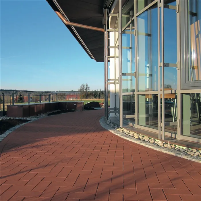 SEMMELROCK PENTER / pálená cihlová dlažba 20x10x5,2 cm - Rot