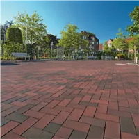 SEMMELROCK PENTER / pálená cihlová dlažba 20x10x5,2 cm - Rotblaubunt