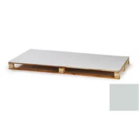 BAUDER / PVC VBL 12 poplastovaný plech tabule (1 × 2 m = 2 m²) - světle šedá