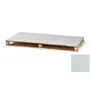 BAUDER / PVC VBL 12 poplastovaný plech tabule (1 × 2 m = 2 m²) - světle šedá