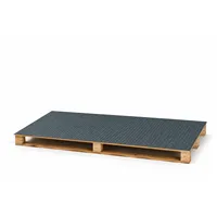 BAUDER / PVC VBL 14 poplastovaný plech tabule (1 × 2 m = 2 m²) - modrošedá