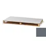 BAUDER / PVC VBL 14 poplastovaný plech tabule (1 × 2 m = 2 m²) - modrošedá
