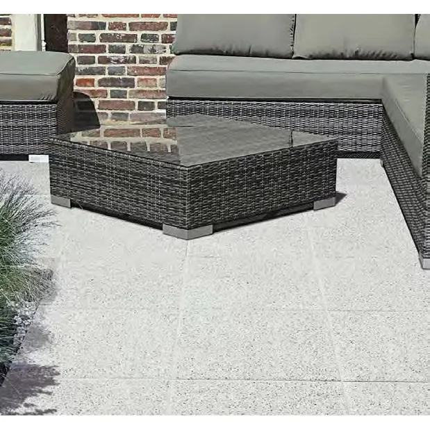 SEMMELROCK PASTELLA / vymývaná dlaždice z přírodního kamene 40,5x40,5x3,8 cm - světle šedá