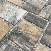 SEMMELROCK CITYTOP Eko Kombi / dlažba se zkosenou hranou, výška 6 cm - bíložlutočerná