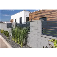 SEMMELROCK RIVAGO / plotový systém - poloviční kámen 20x20x9 cm, zdicí systém s hladkou pohledovou stranou - šedá