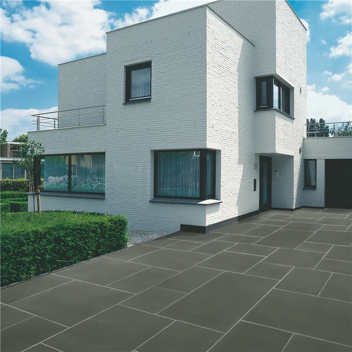 SEMMELROCK SENSO GRANDE / velkoformátová dlažba 80x60x8 cm, Semmelrock Protect - ocelově černá