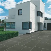 SEMMELROCK SENSO GRANDE / velkoformátová dlažba 60x60x8 cm, Semmelrock Protect - ocelově černá