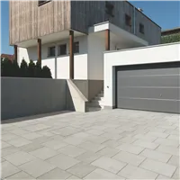 SEMMELROCK SENSO GRANDE / velkoformátová dlažba 40x40x8 cm, Semmelrock Protect - světle šedá