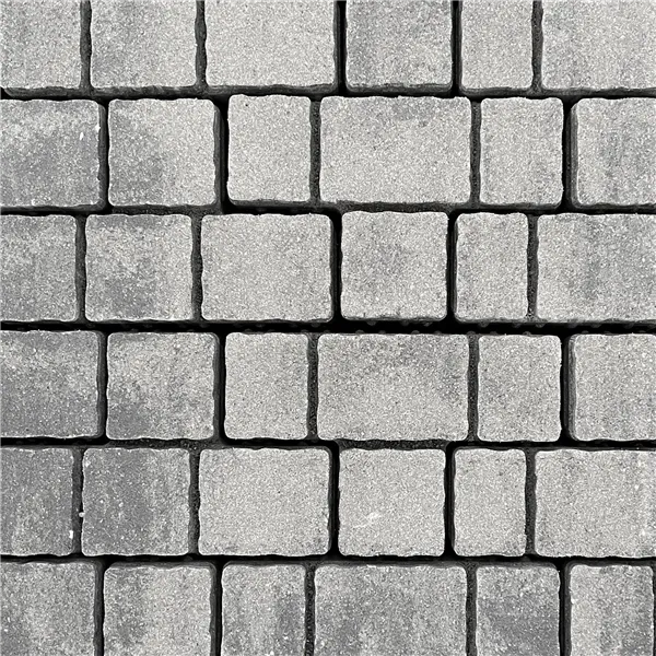 SEMMELROCK ARTE Square kombi / segmentová dlažba, výška 8 cm, PaveLock System - šedočerná stínovaná