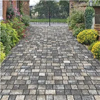 SEMMELROCK ARTE Square kombi / segmentová dlažba, výška 8 cm, PaveLock System - lávově šedá melírovaná