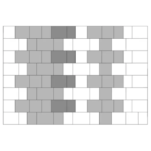 SEMMELROCK ARTE Square kombi / segmentová dlažba, výška 8 cm, PaveLock System - lávově šedá melírovaná