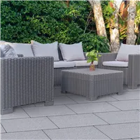 SEMMELROCK ASTI Natura protect / dlaždice bez zkosení 60x30x5 cm - ocelově šedá