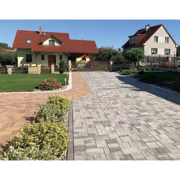 SEMMELROCK CITYTOP Elegant Kombi protect / dlažba se zkosenou hranou, výška 6 cm, PaveLock System - triomix podzim