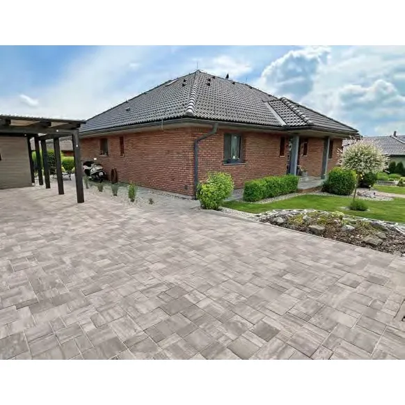 SEMMELROCK CITYTOP Elegant Kombi / dlažba se zkosenou hranou, výška 6 cm, PaveLock System - bíločerná