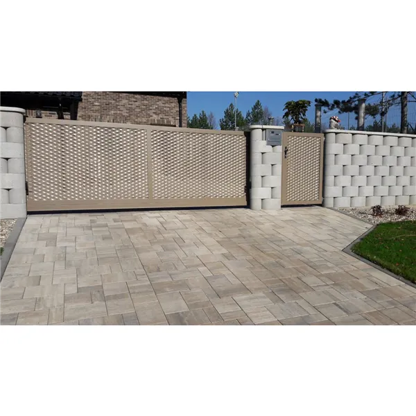 SEMMELROCK CITYTOP Elegant Kombi / dlažba se zkosenou hranou, výška 6 cm, PaveLock System - bílohnědočerná