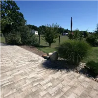 SEMMELROCK ASTI Kombi protect / dlažba s hladkým povrchem bez zkosené hrany, výška 7 cm, PaveLock System - bílohnědá