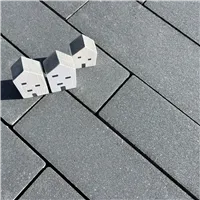 SEMMELROCK ASTI Natura Kombi protect / dlažba s hladkým povrchem bez zkosené hrany, výška 7 cm, PaveLock System - třpytivě ocelově černá