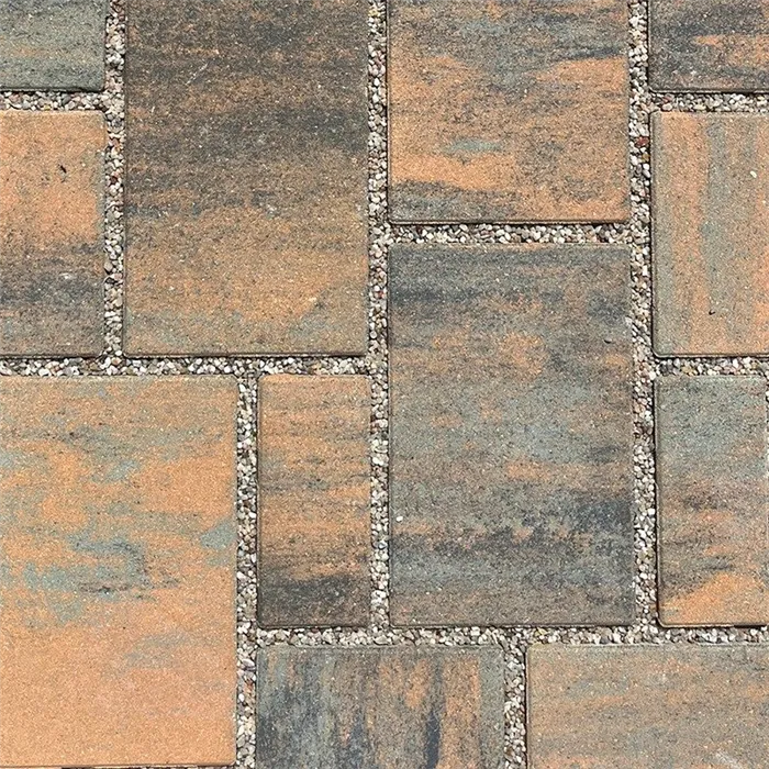 SEMMELROCK CITYTOP Eko Kombi / dlažba se zkosenou hranou, výška 6 cm - grafitovorezavá