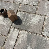 SEMMELROCK CITYTOP Eko Kombi / dlažba se zkosenou hranou, výška 6 cm - lávově šedohnědá melírovaná