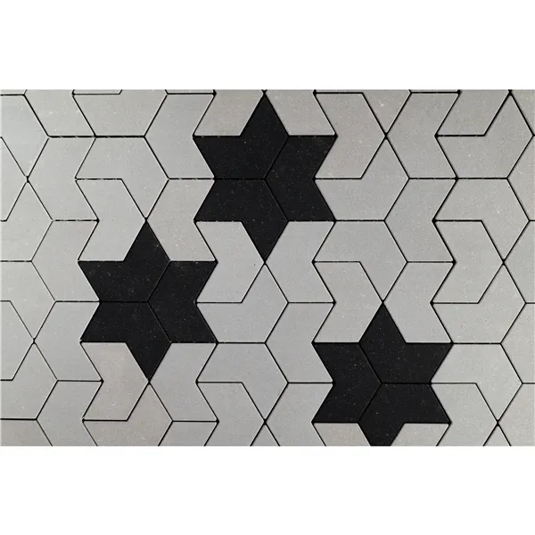 SEMMELROCK ARTE Smart / dlažba se zkosenou hranou, výška 6 cm, PaveLock System - třpytivě ocelově černá