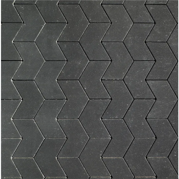 SEMMELROCK ARTE Smart / dlažba se zkosenou hranou, výška 6 cm, PaveLock System - třpytivě ocelově černá