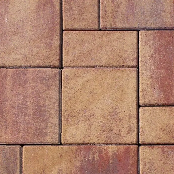 SEMMELROCK CITYTOP Elegant Kombi / dlažba se zkosenou hranou, výška 8 cm, PaveLock System - triomix podzim