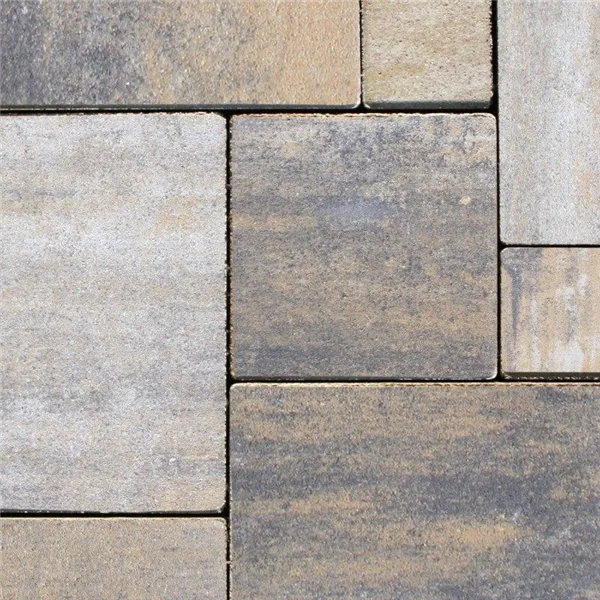 SEMMELROCK CITYTOP Elegant Kombi / dlažba se zkosenou hranou, výška 8 cm, PaveLock System - bíložlutočerná