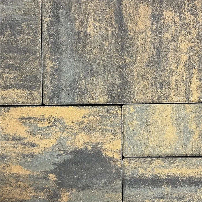 SEMMELROCK CITYTOP Elegant Kombi / dlažba se zkosenou hranou, výška 8 cm, PaveLock System - grafitovorezavá