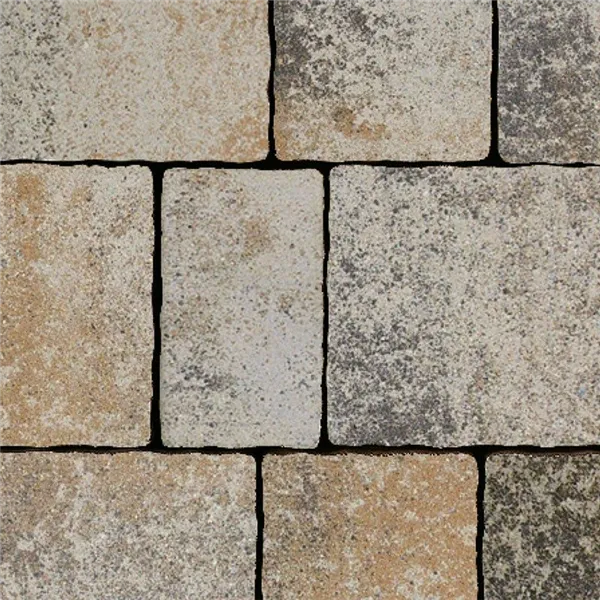 SEMMELROCK APPIA ANTICA / dlažba neotloukaná 19,2x11,3x8 cm, nášlapná vrstva v jemném stínování - lávově šedá melír.