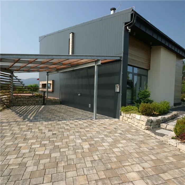 SEMMELROCK APPIA ANTICA / dlažba neotloukaná 22,6x19,2x8 cm, nášlapná vrstva v jemném stínování - lávově šedá melír.