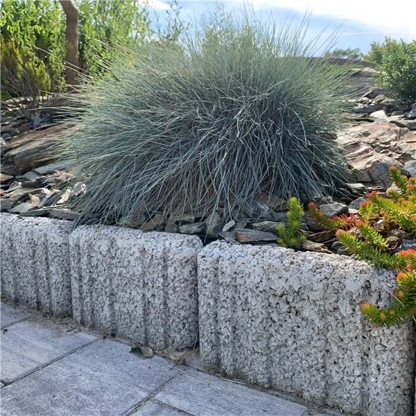 SEMMELROCK JEŠTĚDSKÝ KÁMEN / tvarovka pro zpevnění svahu 31x33x19 cm - šedá