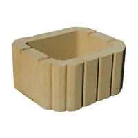 SEMMELROCK MINIFLOR / svahová tvarovka 29,5x26x14 cm, oblé hrany, hladký povrch - okrová