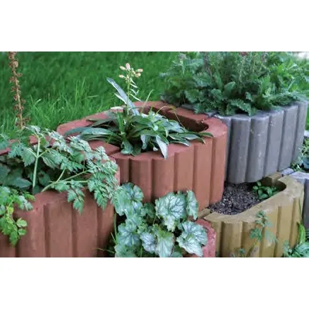 SEMMELROCK MINIFLOR / svahová tvarovka 29,5x26x14 cm, oblé hrany, hladký povrch - okrová