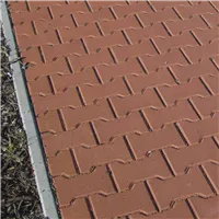 SEMMELROCK ÍČKO 6 / dlažba se zkosenou hranou - půlka 10x16,5x6 cm - červená