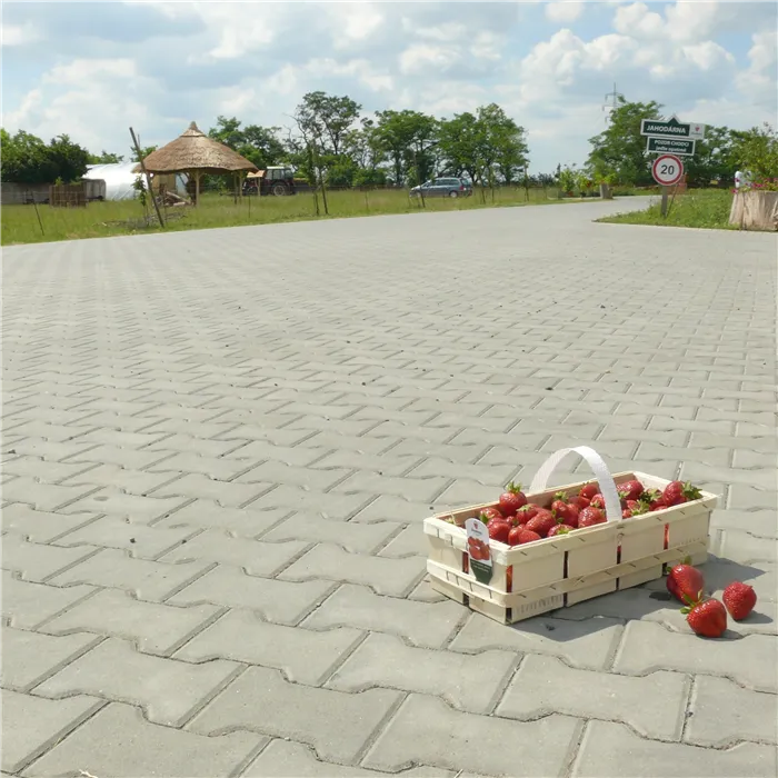 SEMMELROCK ÍČKO 8 / dlažba se zkosenou hranou (skladba) 20x16,5x8 cm - šedá