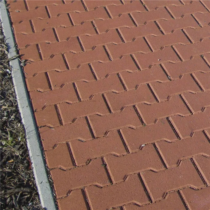 SEMMELROCK ÍČKO 10 / dlažba bez zkosené hrany (hladká) 20x16,5x10 cm - červená