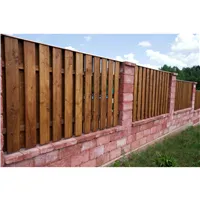 SEMMELROCK CASTELLO / plotový systém - poloviční kámen 20x20x14 cm, otloukaný povrch, rustikální vzhled, nepravidelné hrany - červená