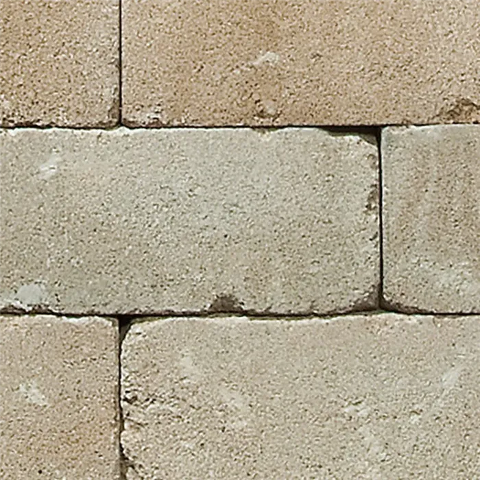 SEMMELROCK CASTELLO / plotový systém - stříška 33x25x8 cm, otloukaný povrch, rustikální vzhled, nepravidelné hrany - písková