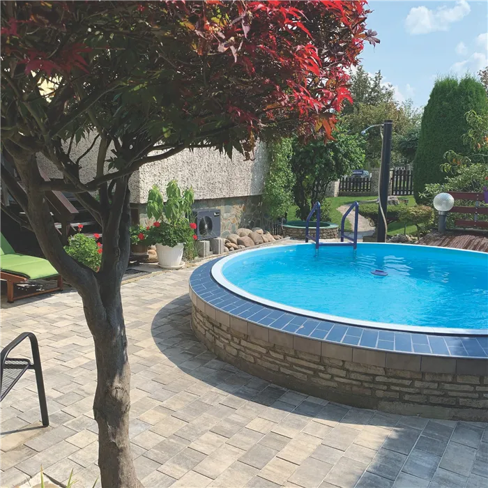 SEMMELROCK COUNTRY Kombi / dlažba s jednoduchým moderním designem, výška 5 cm, rovné hrany - bílošedočerná