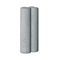 SEMMELROCK DUOFIX / obrubník 9,4x6x25 cm, plný beton - šedá