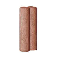 SEMMELROCK DUOFIX / obrubník 9,4x6x25 cm, plný beton - červená