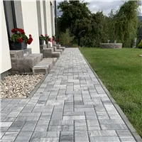 SEMMELROCK NARDO / dlažba se zkosenou hranou 20x10x4 cm - bíločerná