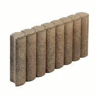 SEMMELROCK RANDFIX / obrubník 47x6x25 cm, plný beton - karamelová