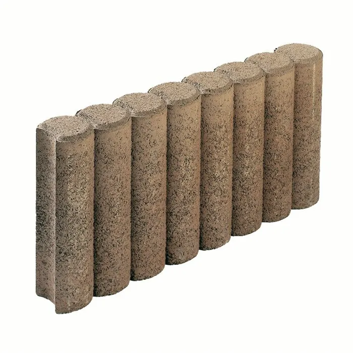 SEMMELROCK RANDFIX / obrubník 47x6x25 cm, plný beton - karamelová