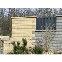 SEMMELROCK RIVAGO / plotový systém - prodloužený kámen 60x20x16 cm, zdicí systém s hladkou pohledovou stranou - písková