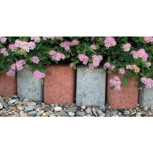 SEMMELROCK PALISÁDA MINI / palisáda 20x10x40 cm, plný beton - karamelová