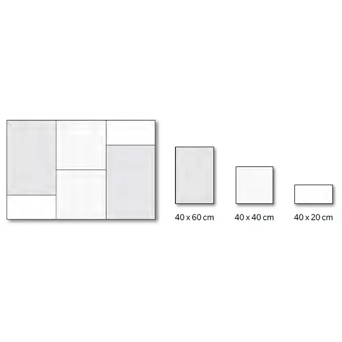 SEMMELROCK CITYTOP Grande kombi / dlažba s mikro zkosenou hranou, výška 6 cm - bíločervenočerná