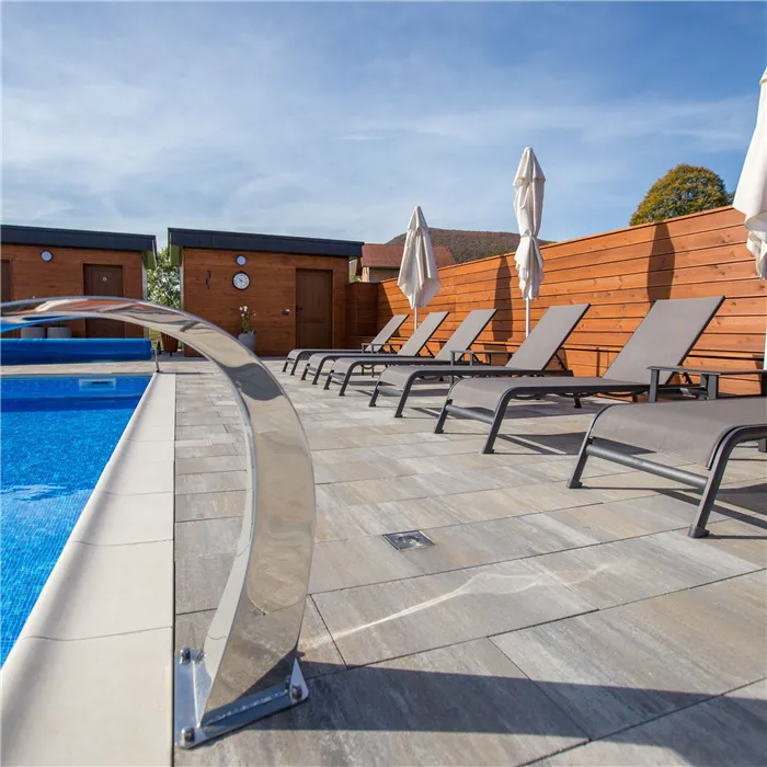 SEMMELROCK ASTI COLORI protect / dlaždice s rovnými hranami a Colorflow povrchem 60x30x5 cm - bílohnědočerná